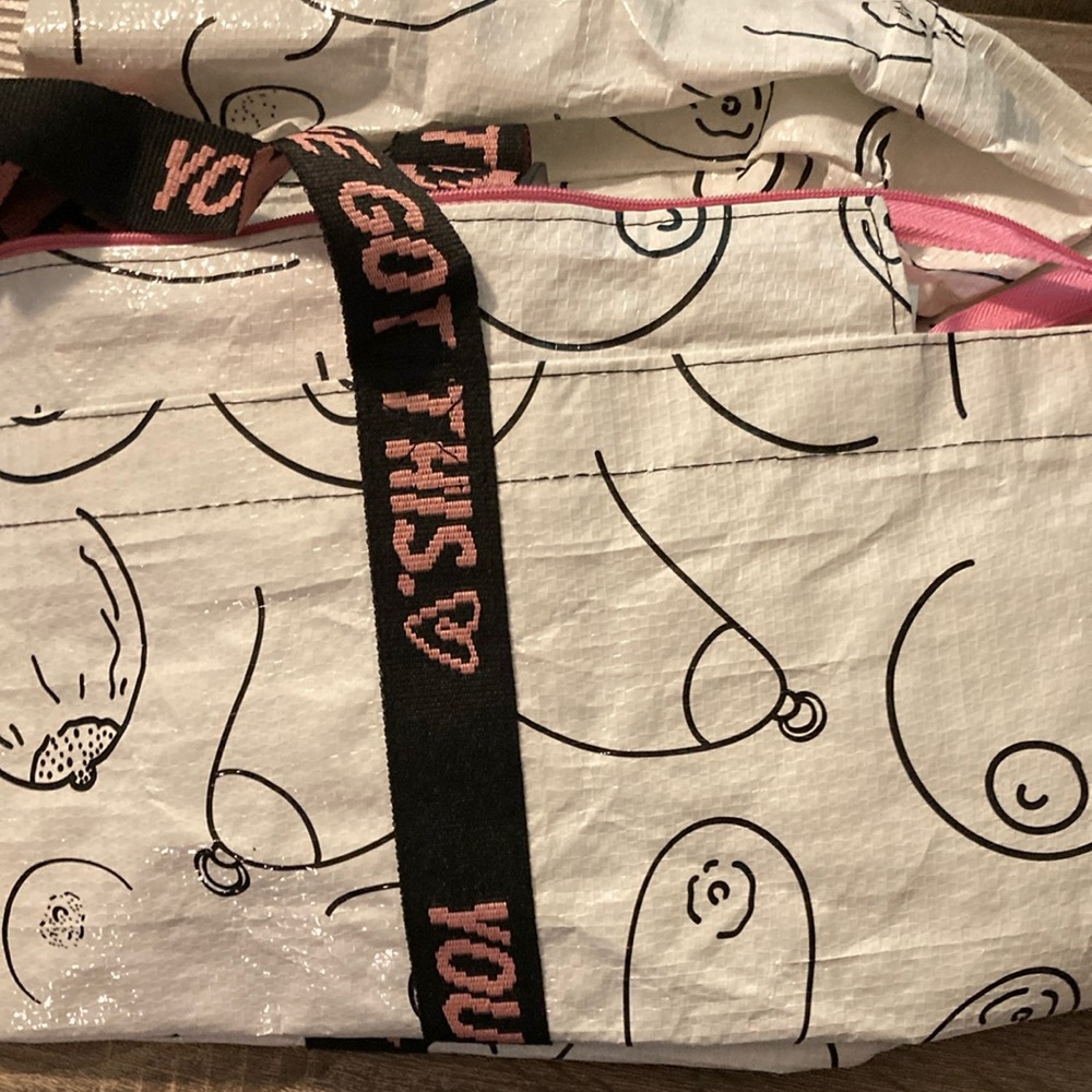 Latched Mama Nursing Stylish Tote Bag with Motivational Strap - Picture 3 of 3
